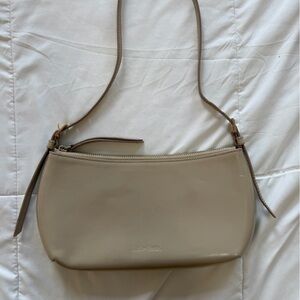& Other Stories Beige Leather Bag